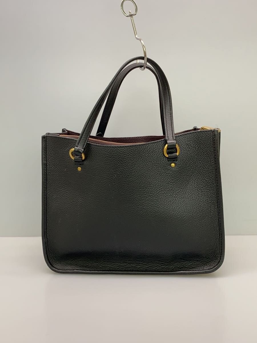 ★MCLANEE★ Tyler shoulder bag tyler Coach Tyler Carryall Pebble Leather Black Shoulder Bag C3460