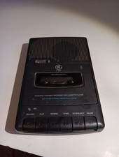 Vtg. GE 3-5027A Personal Portable Cassette Recorder/Player For Parts or Repair