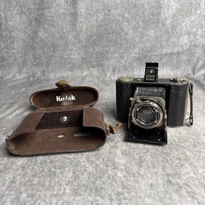 Vintage Kodak Duo Six-20 620 Art Deco w. Kodak Anastigmat 3.5/7.5cm & Case