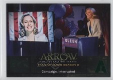 2015 Arrow Season 2 Green Foil Stamp Moira Queen Campaign Interrupted #58 6ki