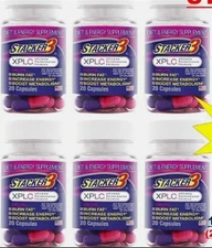 6-pk Stacker 3 XPLC Herbal Dietary Supplement - 20 Capsule (6 Pack)