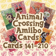 Authentic Animal Crossing Amiibo Series 2  3 -   s 141-210 - Choose Your Card