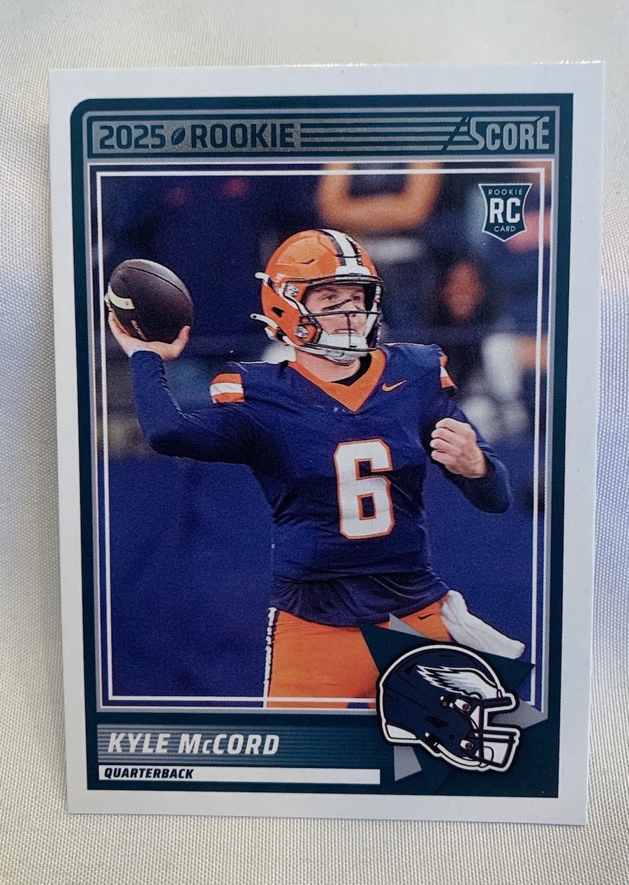 2025 Kyle McCord Rookie Card Philadelphia Eagles #73 - 2025 Panini Score