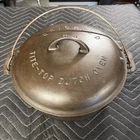 Griswold Cast Iron #9 Tite-Top Dutch Oven 834 w/Lid 2552A Erie, PA USA No Trivet