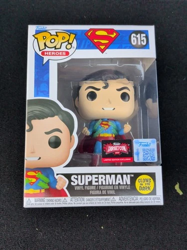 Funko Pop! Vinyl: DC Universe - Superman (Target Con) - Target (Exclusive) #615