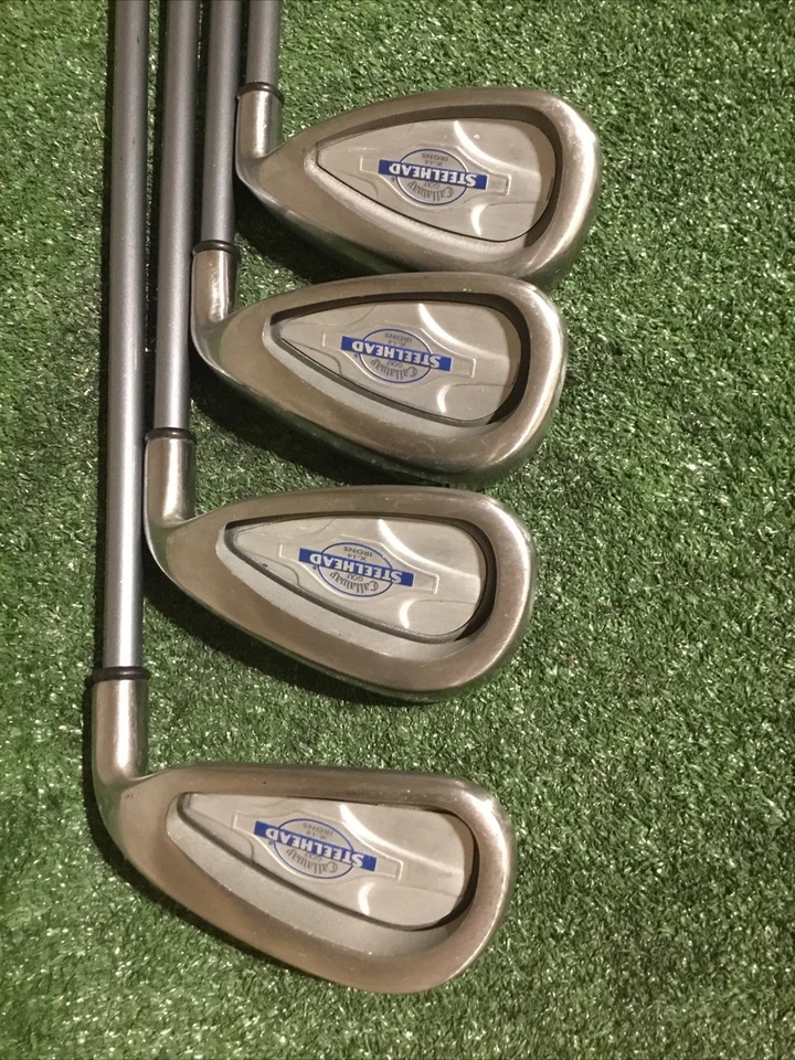 Callaway Steelhead X-14 Irons Set (3-PW) Regular Graphite Shafts *VGC* - Image 4 of 4
