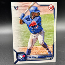 2022 Bowman #65 OTTO LOPEZ (RC) - Rookie Card Toronto Blue Jays. rookie card picture