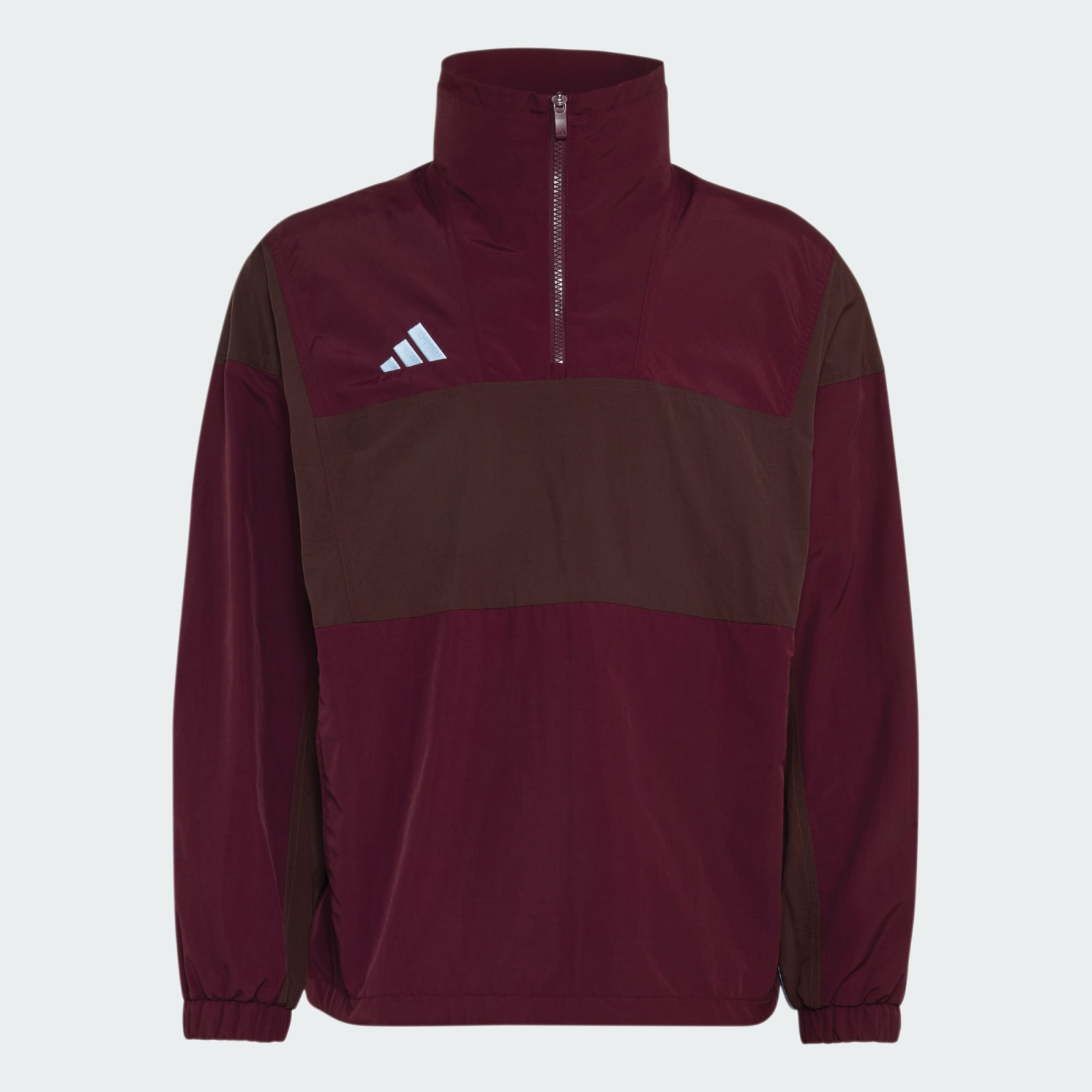 adidas Stadium Color Block Half-Zip Track Top Maroon KV8353 | eBay