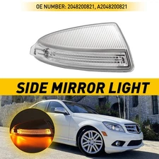 Right Side Mirror Turn Signal Amber Light For Mercedes W204 C250 C300 C350 C63