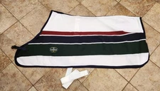 Ollard Westcombe & co, Cameo, irish knit cooler, striped, 54/56” pony blanket