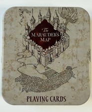 Harry Potter Playing Cards - New & Sealed Tin Marauders Map 