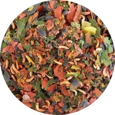 Flockenfutter Natural Flocken Hauptflocken Fischfutter Aquarium Flocken 1 l
