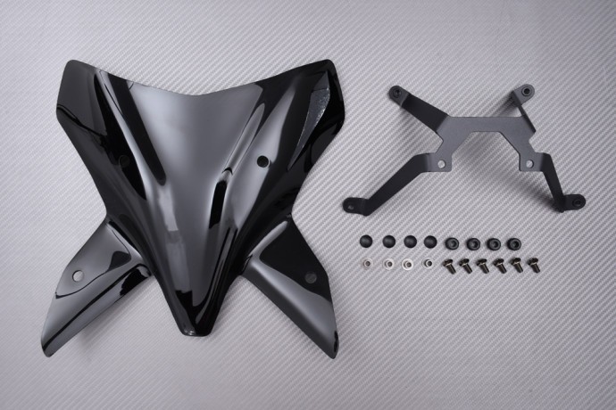 Bulle noire KTM DUKE 990R voyagez confortablement avec ce saute vent