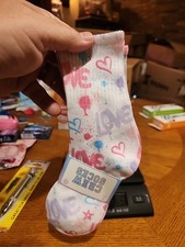 3 Pair Girls Crew Socks Size 10.5 -4