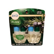 2 Count Febreze Plug Scented Oil Refills - White Pine Juniper Berry Fragrance