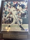 Will Clark Signed Giants Photo Plaque Auto MLB Licensed “Will The Thrill” — photo 1