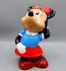 Disney Minnie Mouse Ceramic Money Box - Piggy Bank with Stopper 21cm - VGC