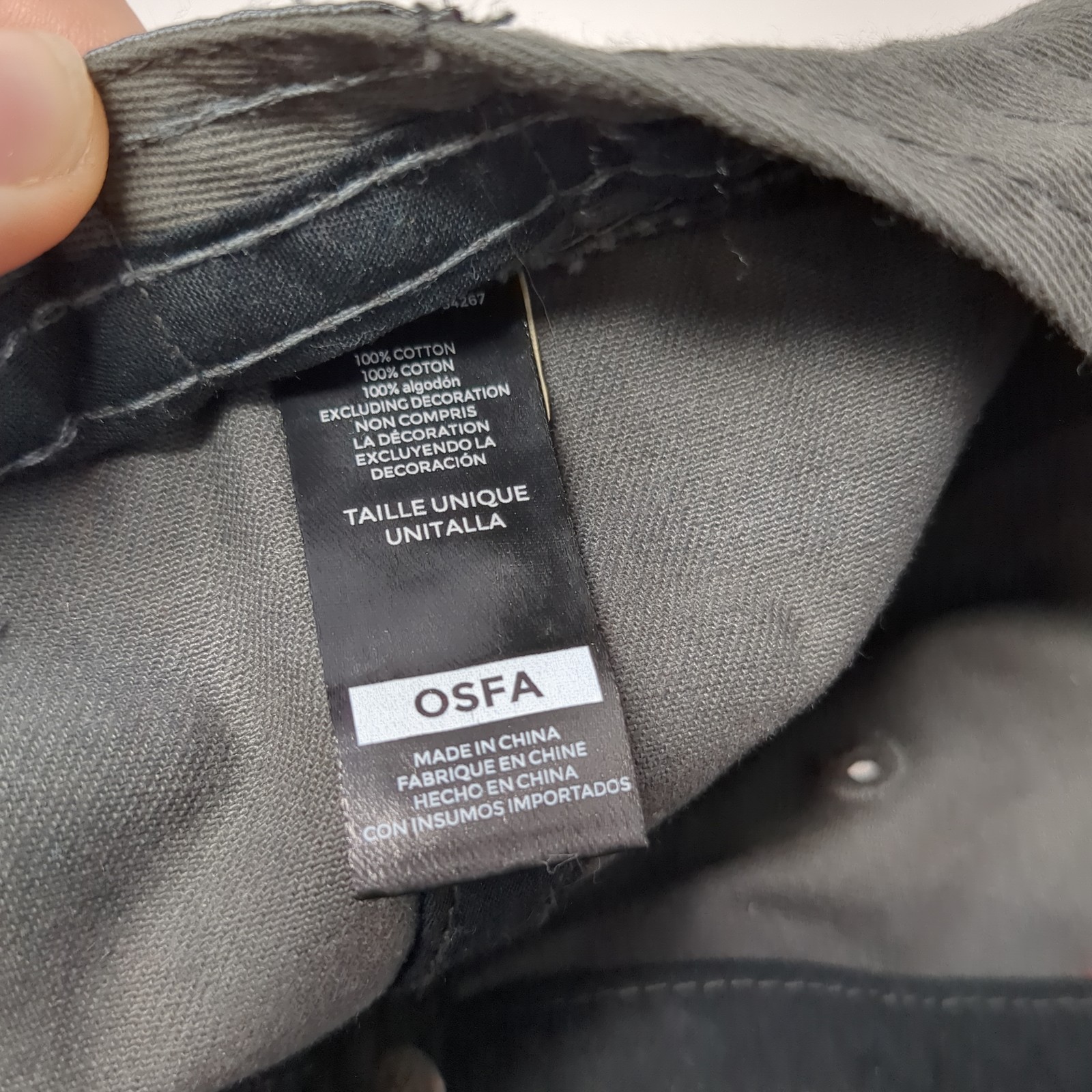 Twisted District Slideback Baseball Cap Gray One … - image 10