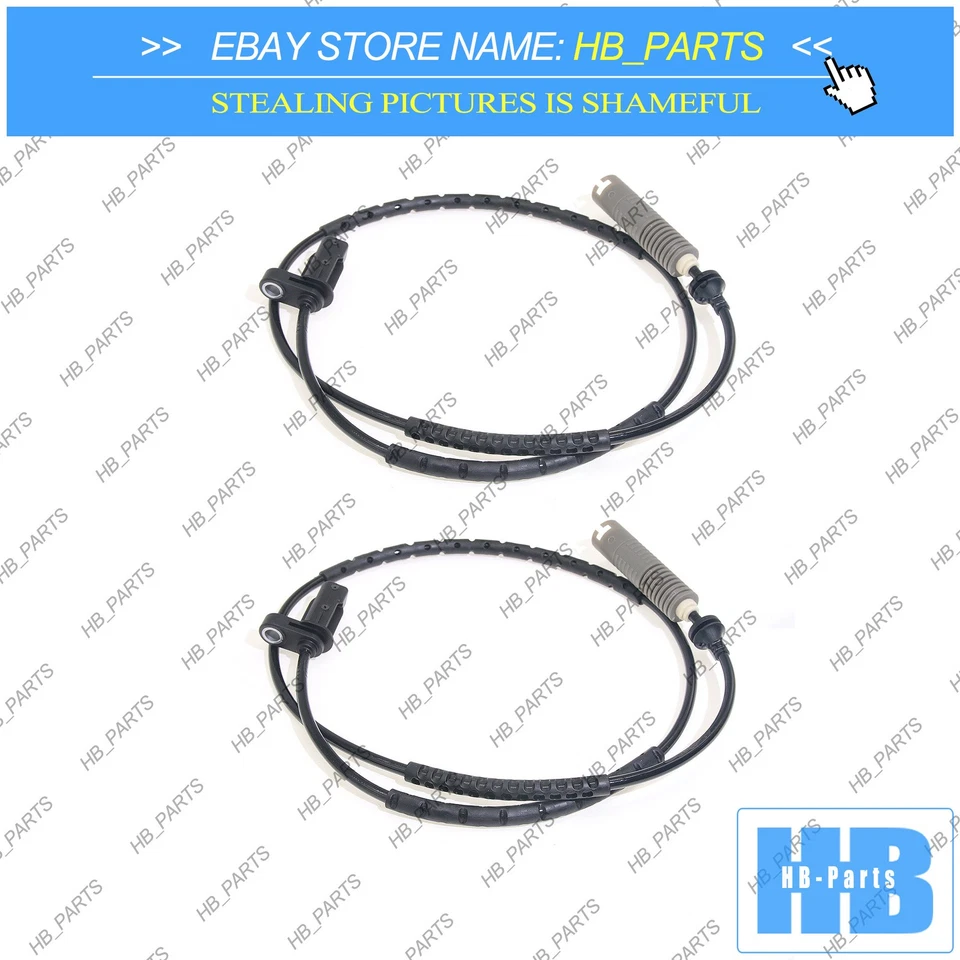 2pcs Rear ABS Wheel Speed Sensor for BMW E81 E82 E87 E88 E90 E91 E92 34526762466 Foto 4 de 4
