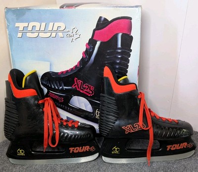 Vintage TOUR CDN Canada 60 Series XL25 Ice Skates Mens 6/ Women's 8