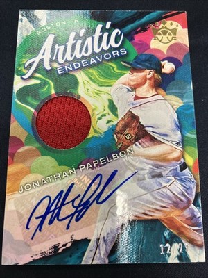 Jonathan Papelbon 2022 Diamond Kings Artistic Endeavors Auto Patch /25 25791