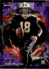 2024 Finest #250 Spencer Rattler /125 Purple New Orleans Saints