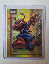 2026 Topps Chrome Marvel Storm's Lightning Gold Refractor Spider-Ham 37/50 #162