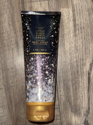 BATH & BODY WORKS LITTLE BLACK PARTY DRESS BODY CREAM 8 OZ Ultra Shea Lotion
