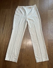 ESCADA Wool Silk Dress Pants Beige Size EU 40 US 10