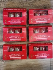 Holiday C-9 1/4 Clear Christmas Intermediate Bulbs  Set of 24  NEW