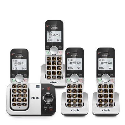VTech 4 Handset Cordless Answering System with Caller ID VG232-4 Brand New
