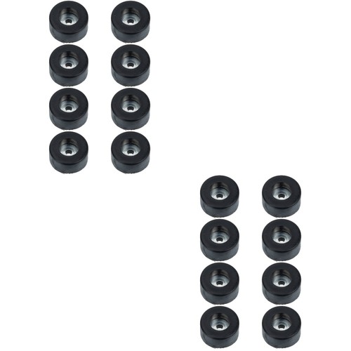 Set of 2 Speaker Mat Spike Base Pad Thick Rubber Monitor Pads Feet