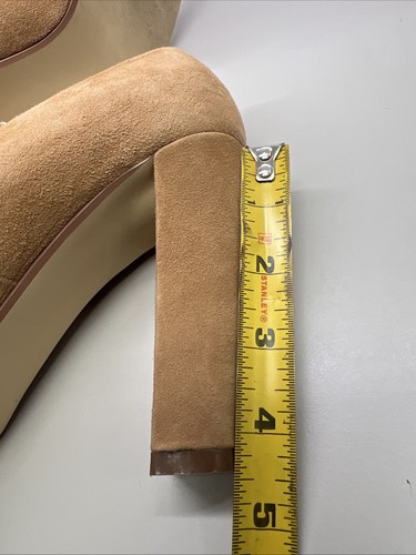 Steve Madden CalistaTan Brown Suede Leather Classic Pumps Heels Women’s 10 M - Picture 14 of 14