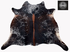Exclusive! 100% Natural Cow Hide Rug Cowhide Skin Hairon Leather Rug (54" x 54")