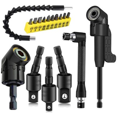 17Pcs Flexible Drill Bit Extension Set