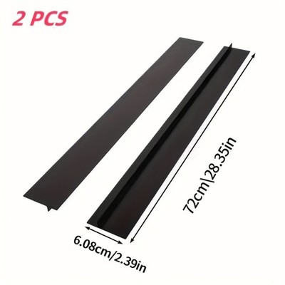 2 Pack High Temperature Resistant Silicone Stove Gap Strip Waterproof Oil Proof