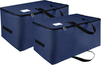 2Pack Unterbett Aufbewahrungsbox Mit Deckel, 105L GroßE Aufbewahrungsbeutel Mit