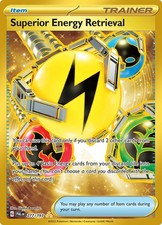 Superior Energy Retrieval 277/193 Hyper Rare Paldea Evolved EN Near Mint