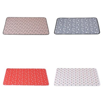 Pet Urine Diaper Pad Tear Resistant Pet Floor Mat Polyester Portable Urine Pad