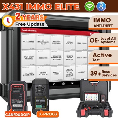 Launch X431 IMMO Elite PRO 5 Profi OBD2 Diagnosegerät Key Programmier X-PROG 3