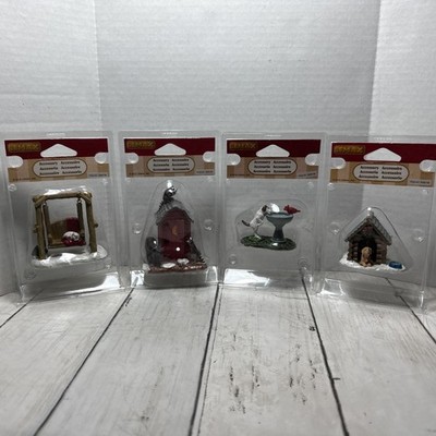 Lemax Christmas Village Accessories Assorted Lot 4 Piece Animals