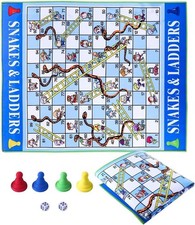 Snakes & Ladders Felt Floor Game Traditional Kids Board Game 3+