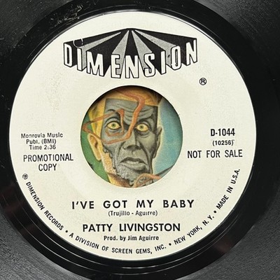 HEAR Patty Livingston 45 I've Got Baby / Playin With Fire R&B northern soul EX