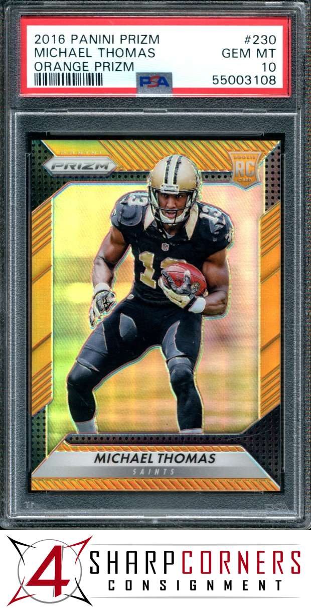 Michael Thomas Panini Prizm #230 Orange Prizm