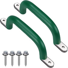 2 Pack Safety Playground Handles, Metal Grab Bars for Swing Sets