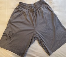 Men s Under Armour Athletic Shorts Size Small Gray