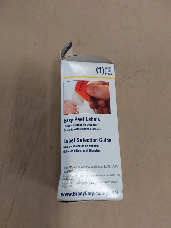 BRADY M21-375-595-YL Label Cartridge, Black/Yellow, 21 ft. 3PXX7 - Imagem 2 de 4