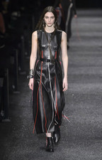 BNWT Alexander McQueen FW17 Runway Leather Dress Look 2 – Size 44 – Rare Collect