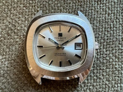 Vintage Tissot Automatic Seastar Armbanduhr Stahl Kal. 2481 - 37 mm ca. 1970 - Bild 1 von 4