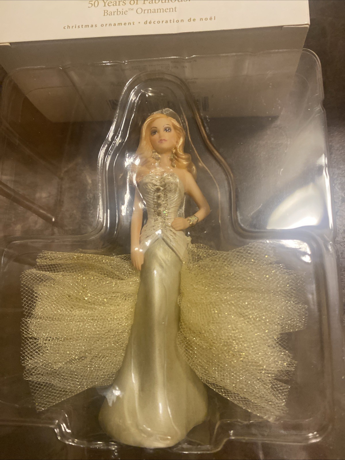 50 Years of Fabulous! Barbie 2009 Hallmark Ornament and Capuchins Barbie NIB